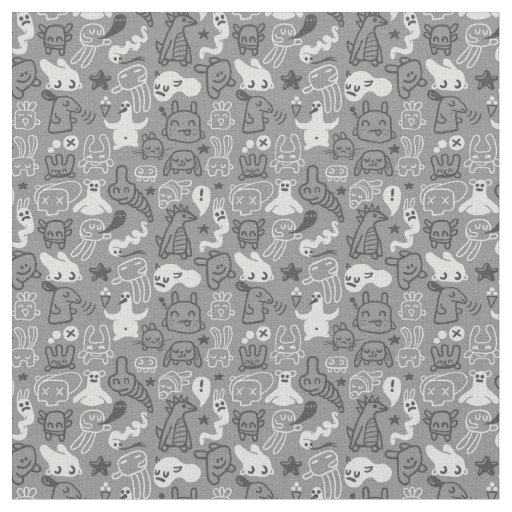 doodles pattern illustration fabric