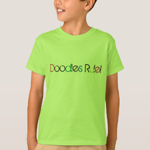 Doodles Rule Kids t shirt