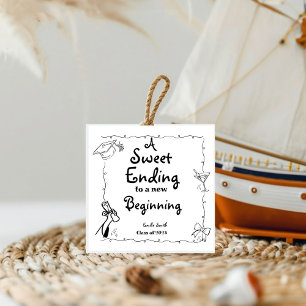 Doodles style Hand Drawn Graduation favors sign Favor Tags