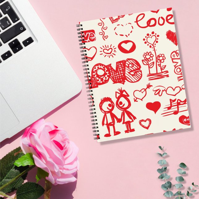Doodling Love Thoughts  Notebook (Creator Uploaded)