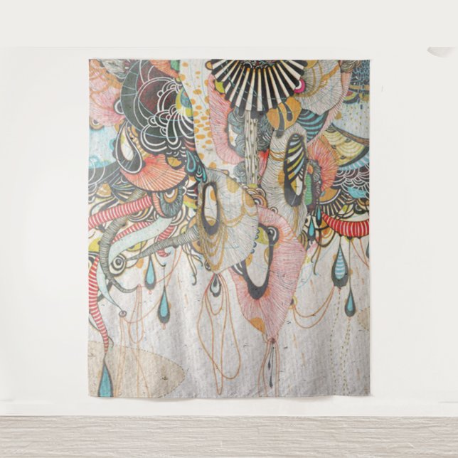 Doodling on the Language of Light Tapestry (Front)