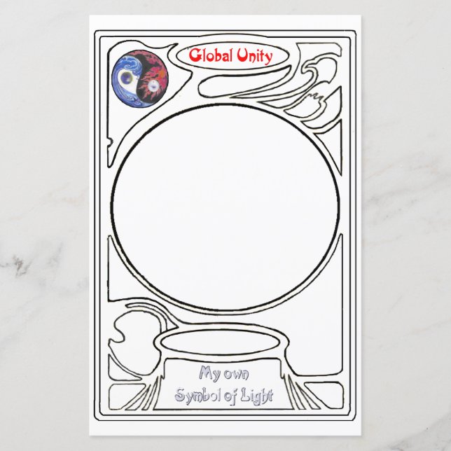 Doodling on the symbol of perseverance (Front)