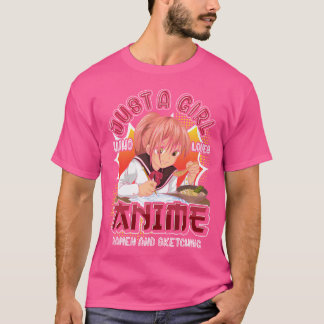 Doodling Otaku Girls Ramen Noodles Sketching Women T-Shirt