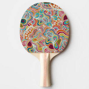 Doodling pattern Ping-Pong paddle