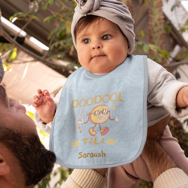 Doodool Tala | Funny Persian In-Joke Baby Bib (Doodool Tala | Funny Persian In-Joke Baby Bib)