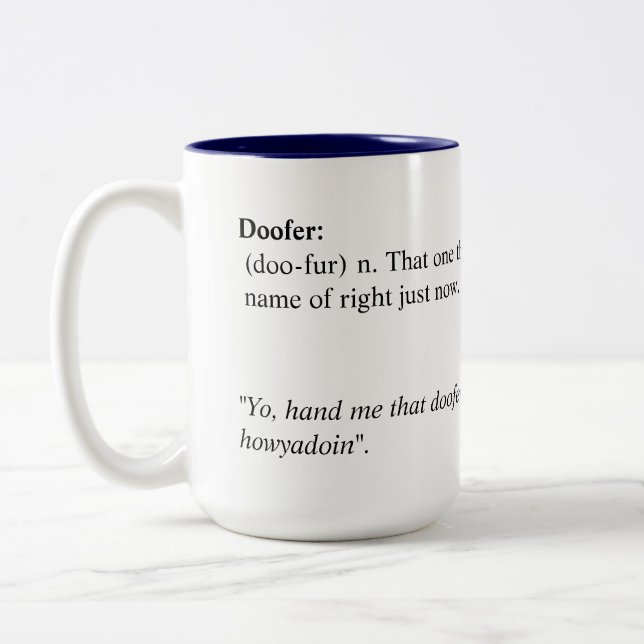 Doofer Mug (Left)