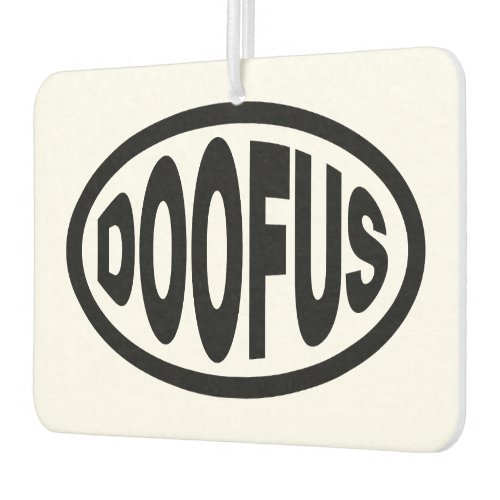 DOOFUS AIR FRESHENER