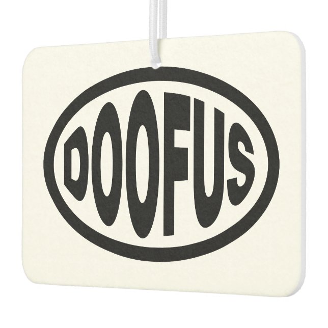 DOOFUS AIR FRESHENER (Left)