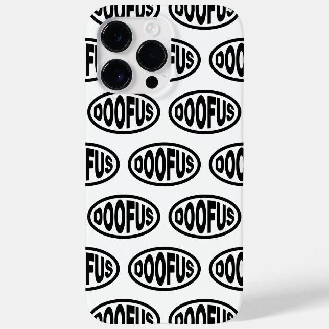 DOOFUS Case-Mate iPhone CASE (Back)