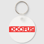 Doofus Stamp Keychain