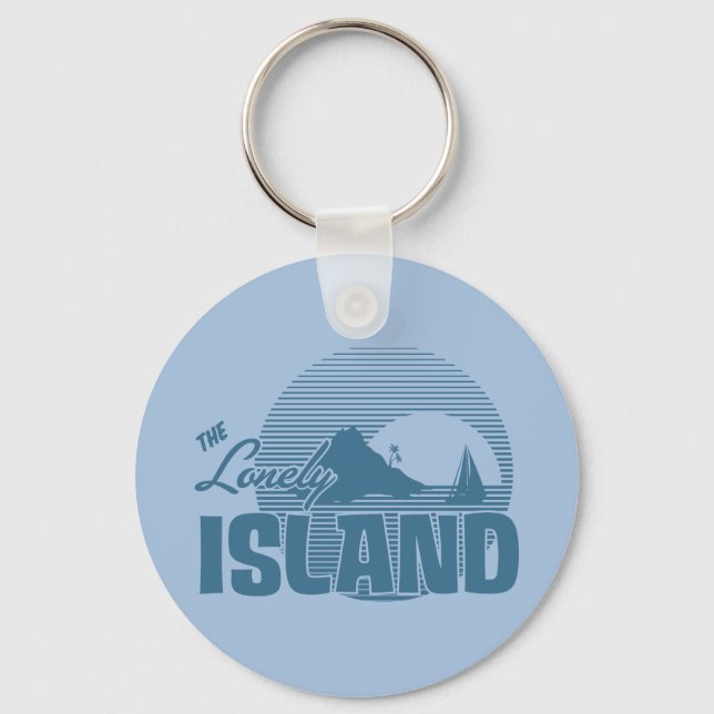 Dookie Island - Blue Keychain (Front)