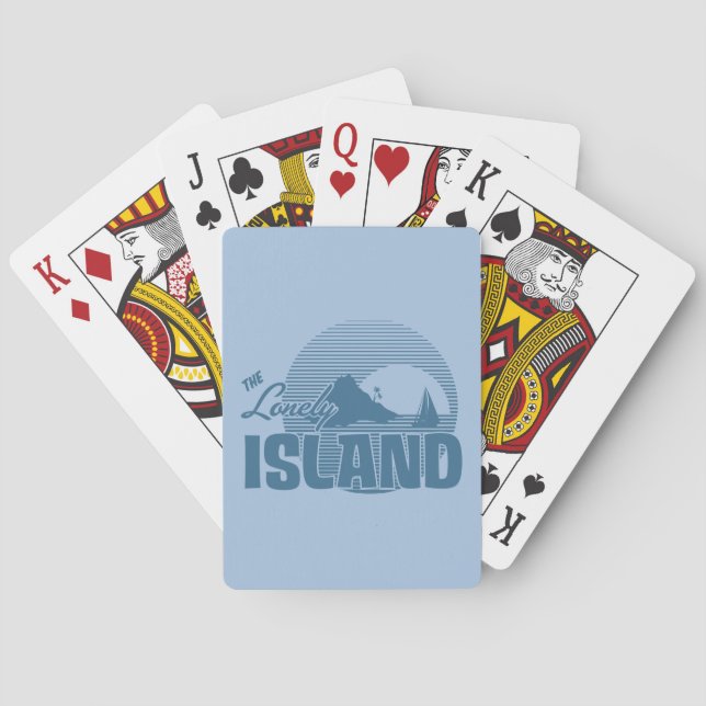Dookie Island - Blue Poker Cards (Back)
