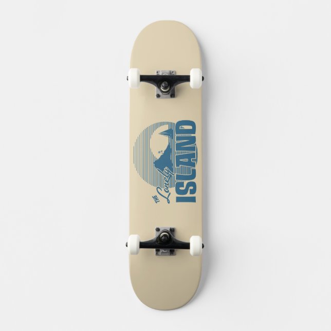 Dookie Island - Blue Skateboard (Front)