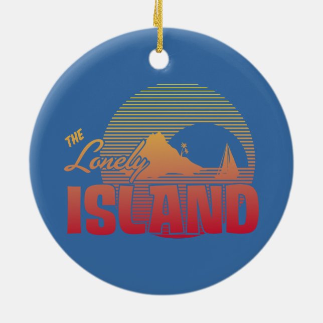 Dookie Island - Color Ceramic Ornament (Back)