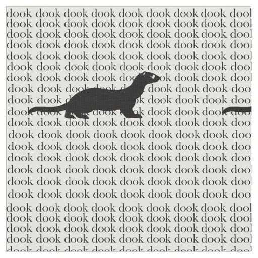 Dooking Ferret Fabric