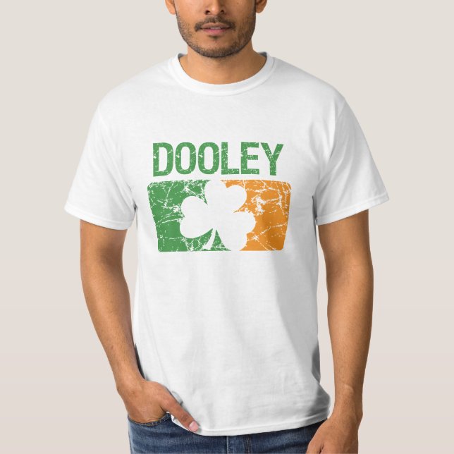 Dooley Surname Clover T-Shirt (Front)