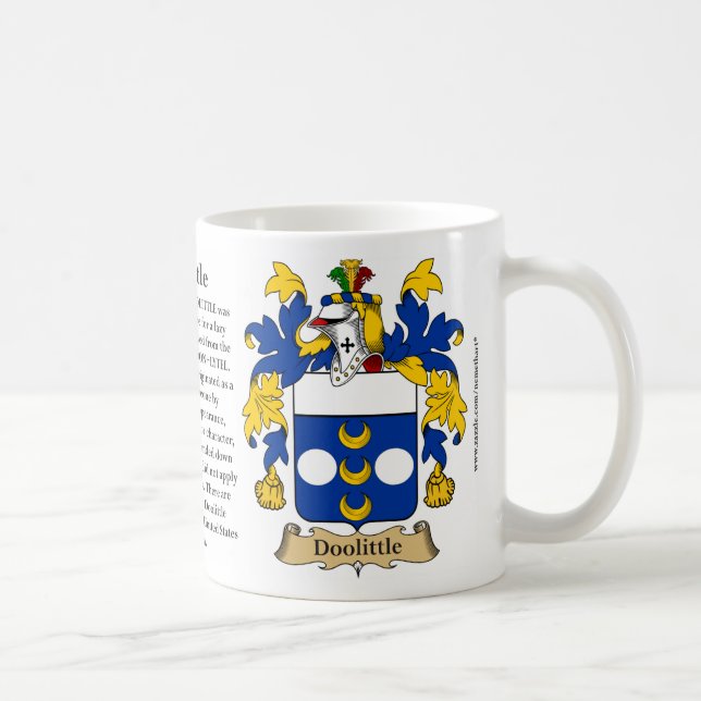Doolittle, the Origin, the Meaning and the Crest Coffee Mug (Right)