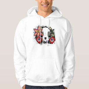Doom and Bloom Cat Skull Hoodie