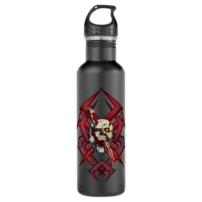 Doom Eternal Slayer Classic    Stainless Steel Water Bottle (Front)