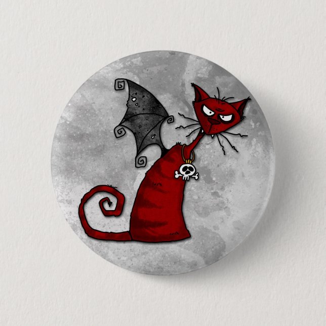 doom kitty button (Front)