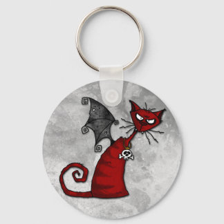 doom kitty keychain