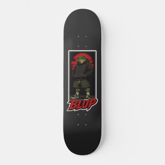Doom The Toad Streetwear Character Graphic  Skateboard (Front)