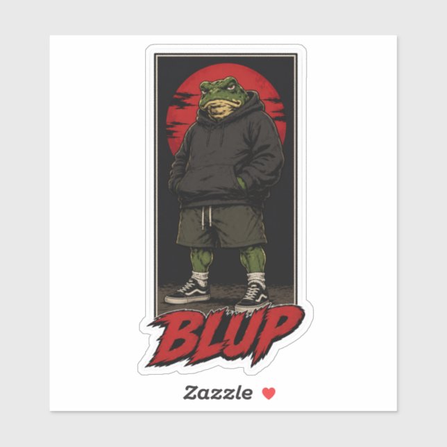 Doom The Toad Streetwear Character Graphic  Sticker (Sheet)