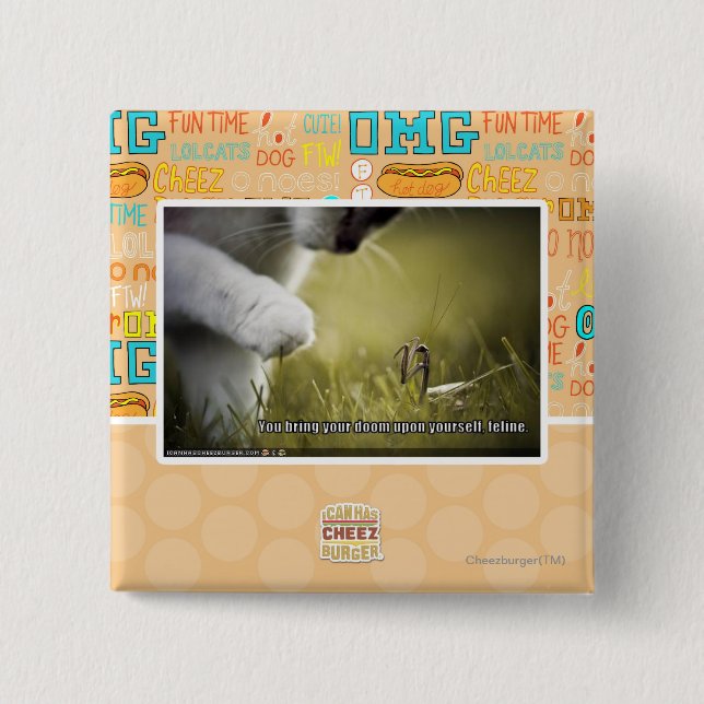 Doom upon yourself button (Front)