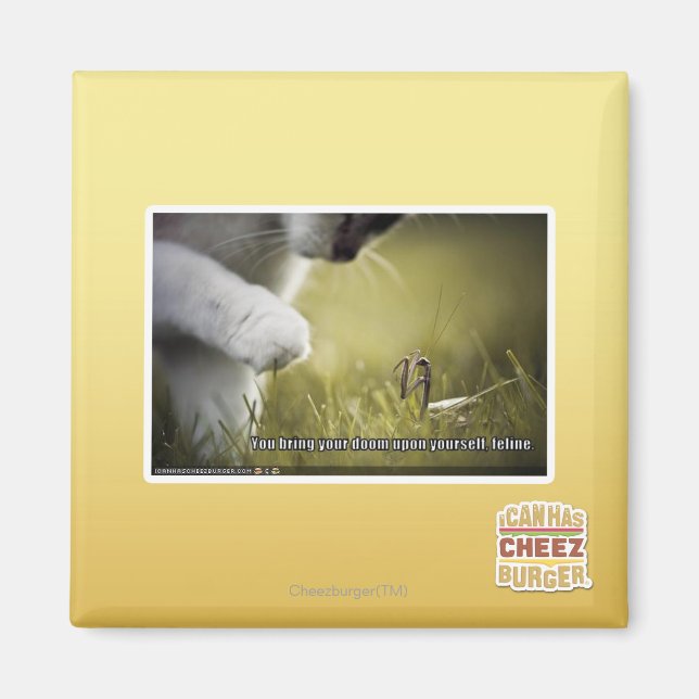 Doom upon yourself magnet (Front)