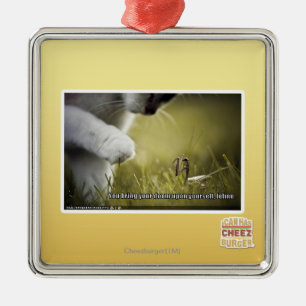 Doom upon yourself metal ornament