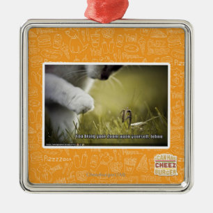 Doom upon yourself metal ornament