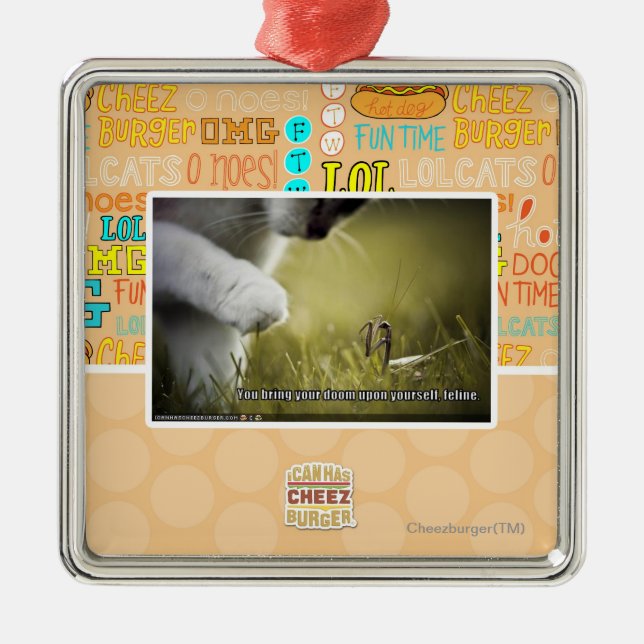 Doom upon yourself metal ornament (Front)