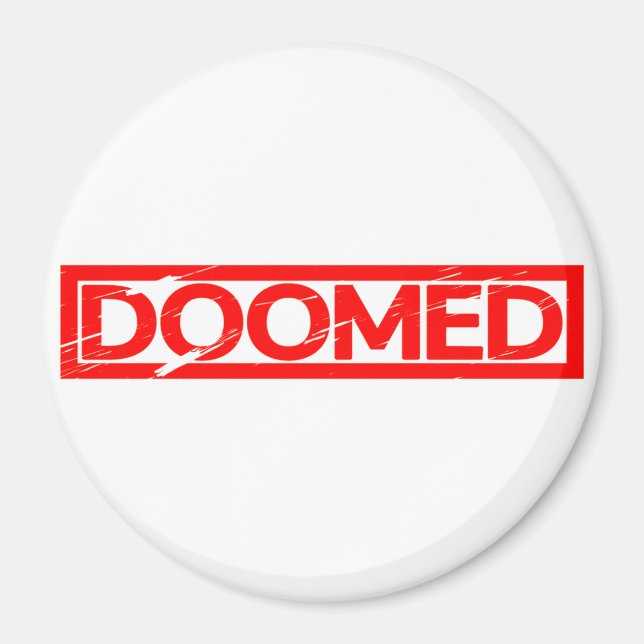 Doomed Stamp Magnet (Front)
