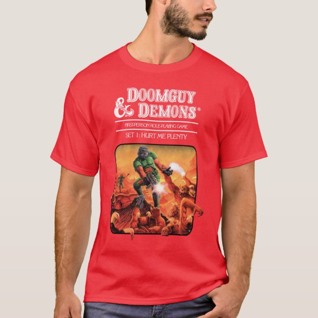 Doomguy & Demons T-Shirt (Front)