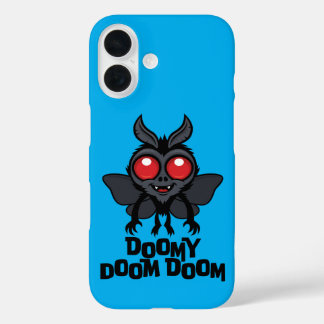 Doomy Doom Doom Cute Mothman Cryptid iPhone 16 Case