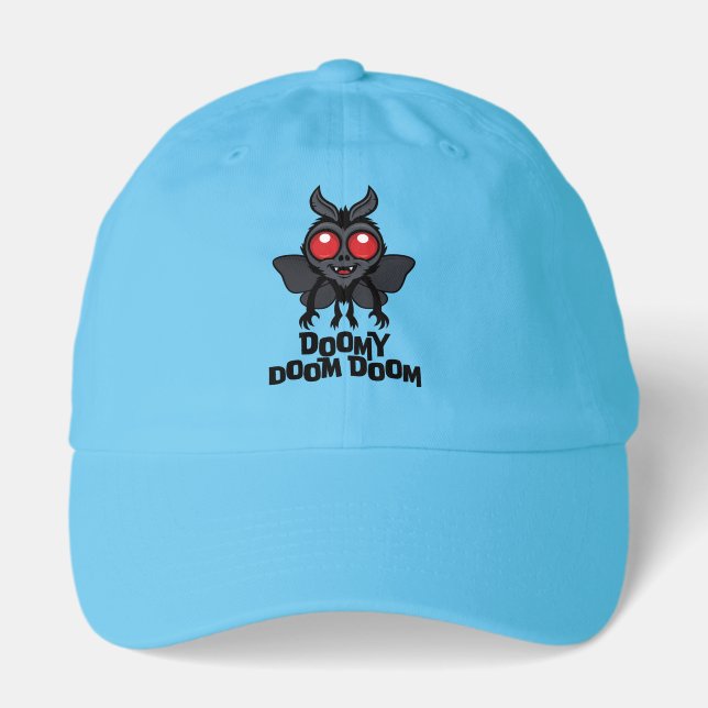 Doomy Doom Doom Cute Mothman Cryptid Hat (Front)