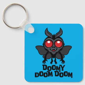 Doomy Doom Doom Cute Mothman Cryptid Keychain