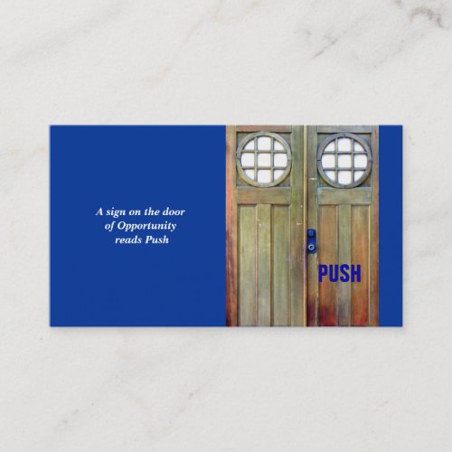 Door Business Card Template