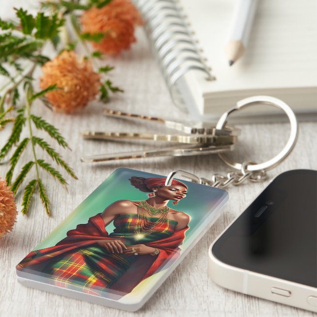 DOOR CLES MADRAS KEYCHAIN (Front Right)