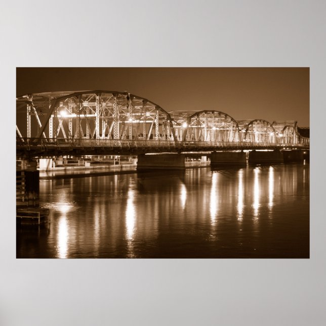 door county wisconsin bridge poster (Front)