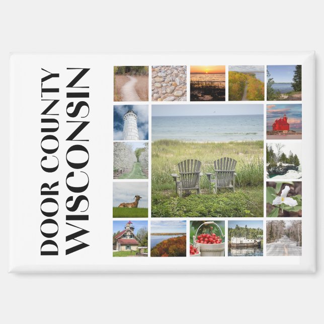Door County Wisconsin Magnet (Front)