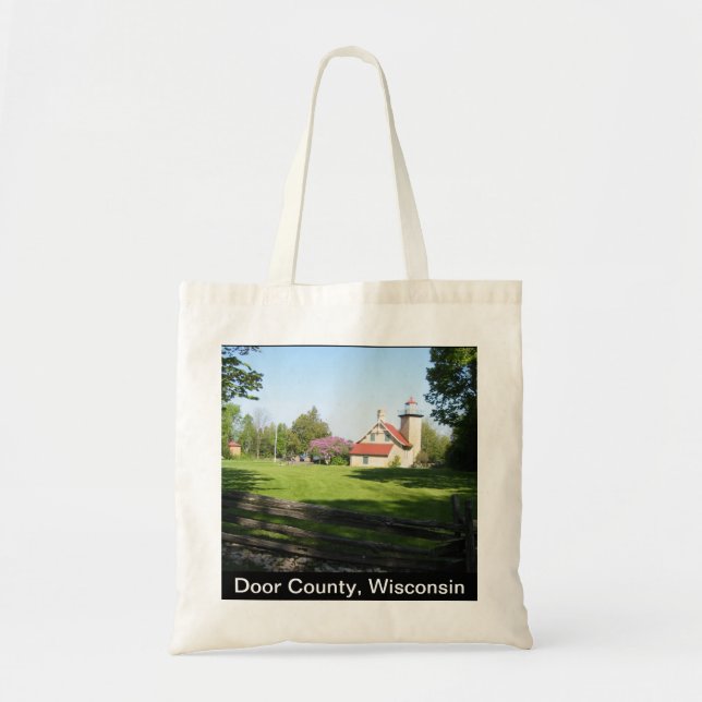 Door County Wisconsin Tote Bag (Front)