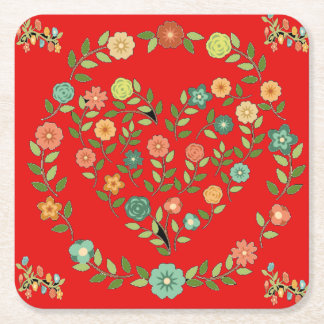 door cups square paper coaster