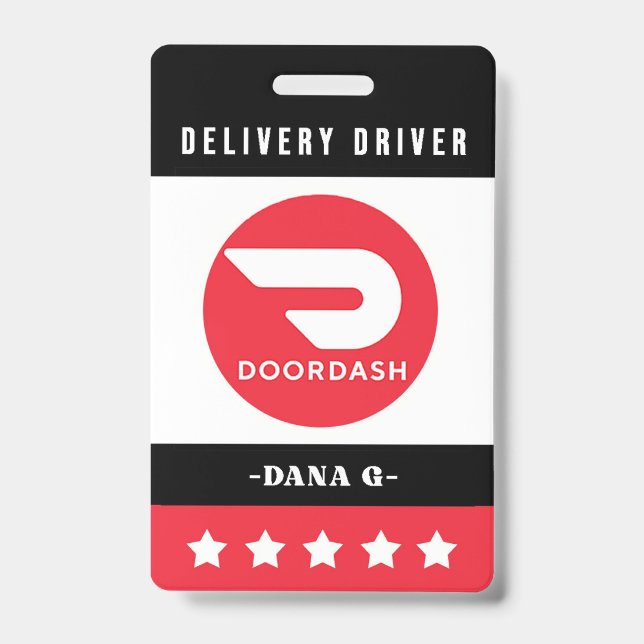 Door Dash Badge (Front)