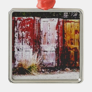 Door Fence Metal Ornament