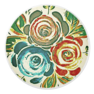 DOOR HANDLE CERAMIC PULL ART DESIGN STYLE