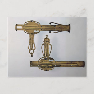 Door handles, 1898-99 postcard
