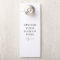 Door Hanger Card