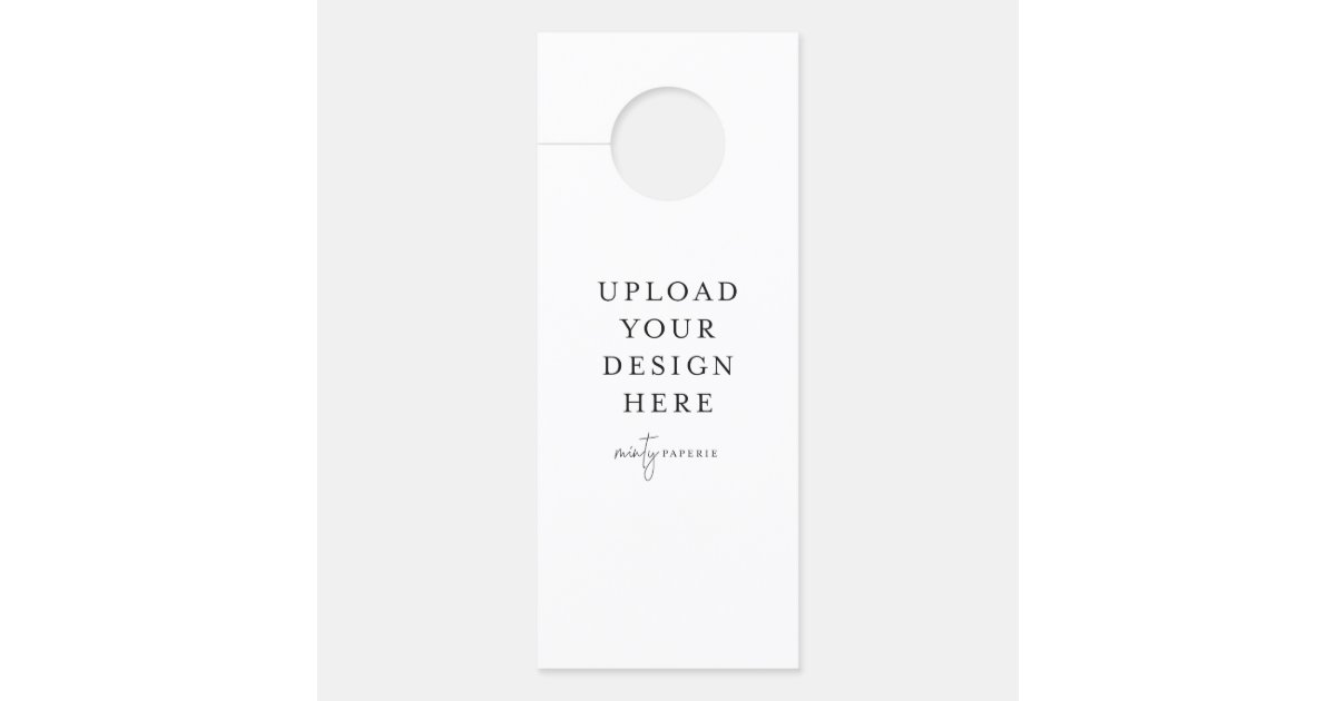 Door Hanger Card | Zazzle