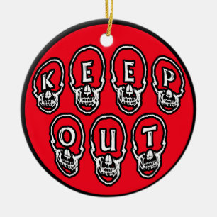 Door Hanger for Teen's Room Ceramic Ornament